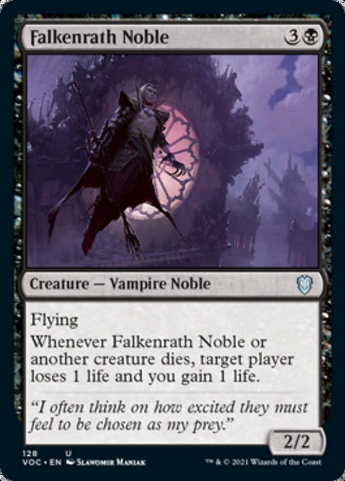 Falkenrath Noble [Innistrad: Crimson Vow Commander] | Rook's Games and More