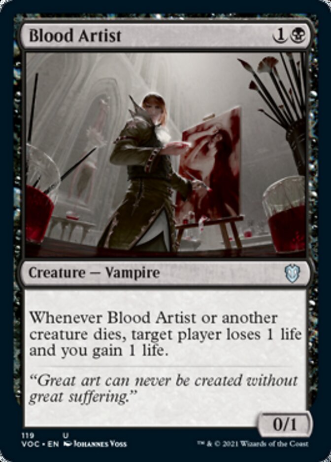 Blood Artist [Innistrad: Crimson Vow Commander] | Rook's Games and More