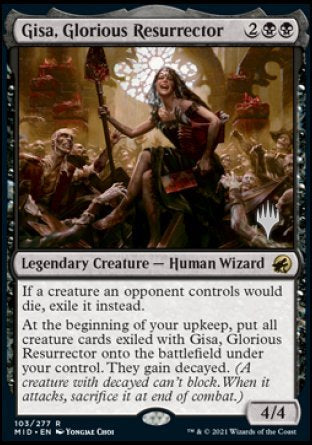 Gisa, Glorious Resurrector (Promo Pack) [Innistrad: Midnight Hunt Promos] | Rook's Games and More