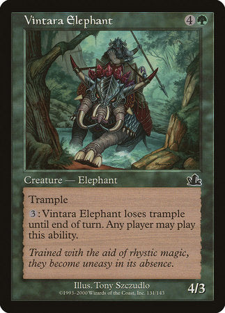 Vintara Elephant [Prophecy] | Rook's Games and More