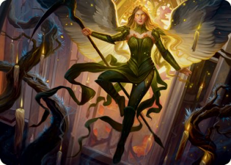 Sigarda, Champion of Light Art Card [Innistrad: Midnight Hunt Art Series] | Rook's Games and More