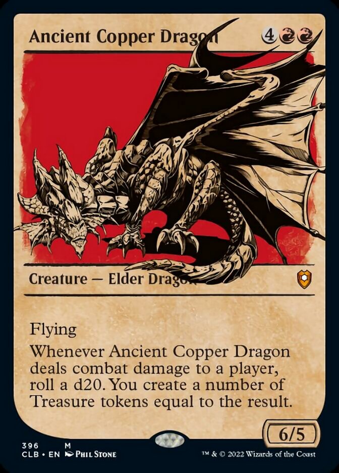 Ancient Copper Dragon (Showcase) [Commander Legends: Battle for Baldur's Gate] | Rook's Games and More