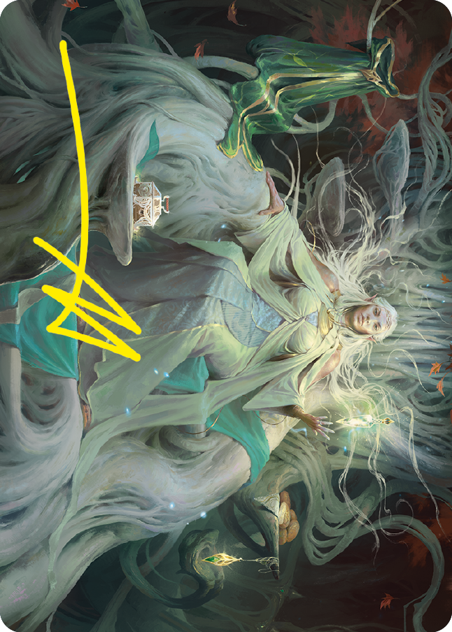 Galadriel, Gift-Giver Art Card (Gold-Stamped Signature) [The Lord of the Rings: Tales of Middle-earth Art Series] | Rook's Games and More