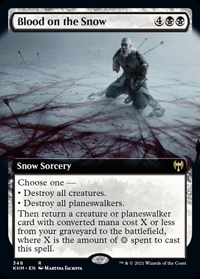 Blood on the Snow (Extended Art) [Kaldheim] | Rook's Games and More