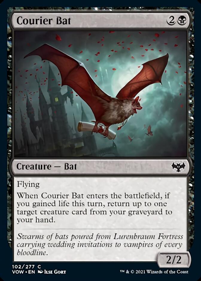 Courier Bat [Innistrad: Crimson Vow] | Rook's Games and More