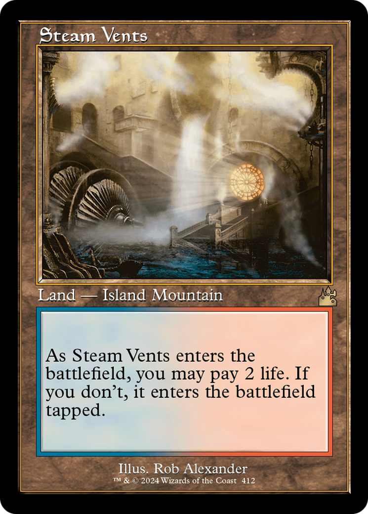 Steam Vents (Retro) [Ravnica Remastered] | Rook's Games and More