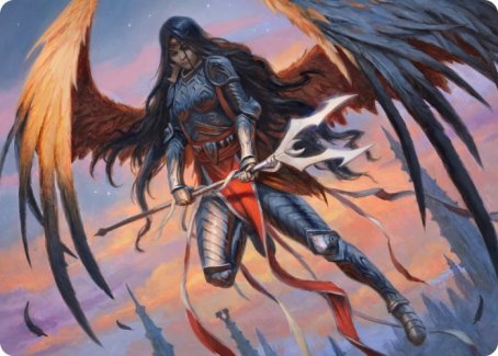 Liesa, Forgotten Archangel Art Card [Innistrad: Midnight Hunt Art Series] | Rook's Games and More