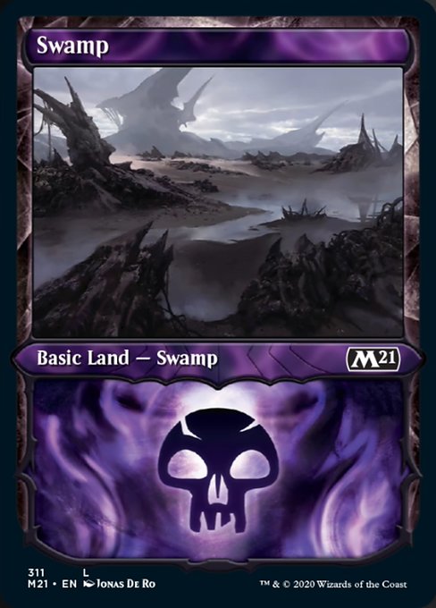 Swamp (Showcase) [Core Set 2021] | Rook's Games and More