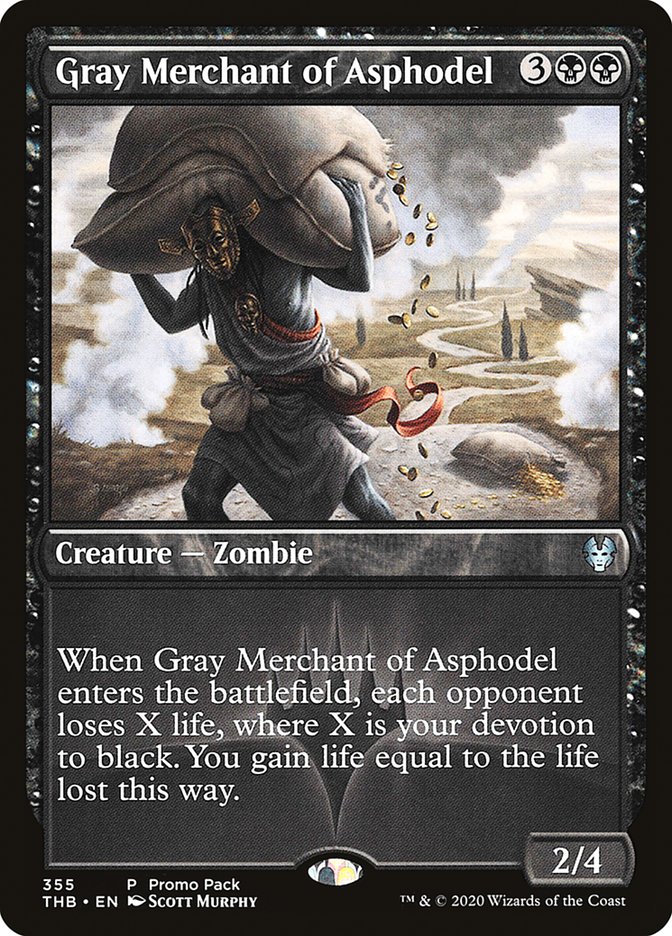 Gray Merchant of Asphodel (Promo Pack) [Theros Beyond Death Promos] | Rook's Games and More