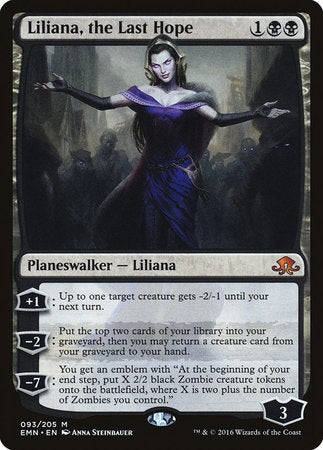 Liliana, the Last Hope [Eldritch Moon] | Rook's Games and More