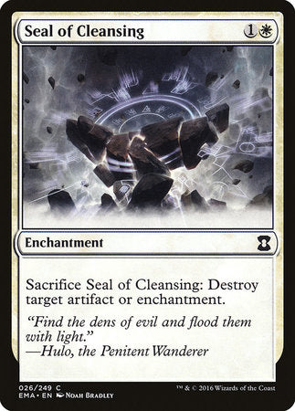 Seal of Cleansing [Eternal Masters] | Rook's Games and More