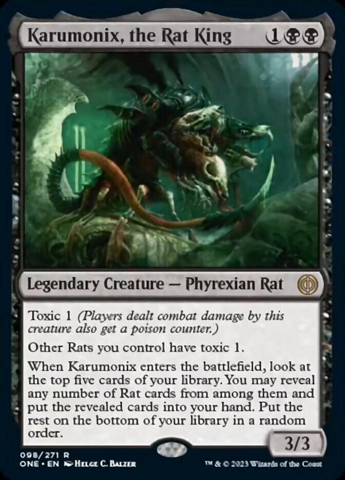 Karumonix, the Rat King [Phyrexia: All Will Be One] | Rook's Games and More