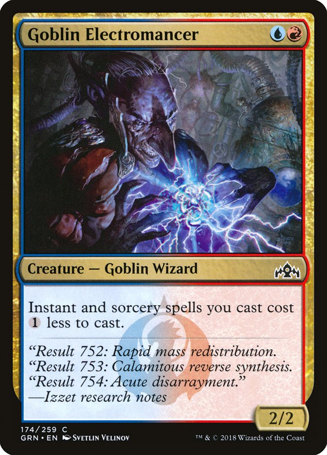 Goblin Electromancer [Guilds of Ravnica] | Rook's Games and More