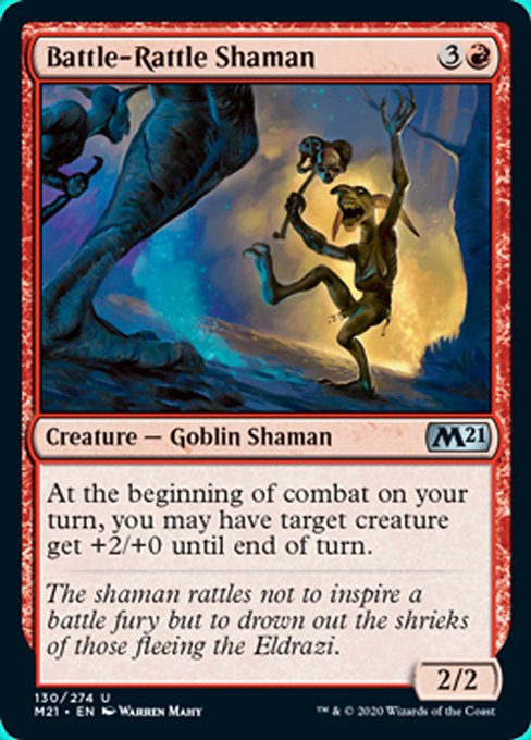 Battle-Rattle Shaman [Core Set 2021] | Rook's Games and More