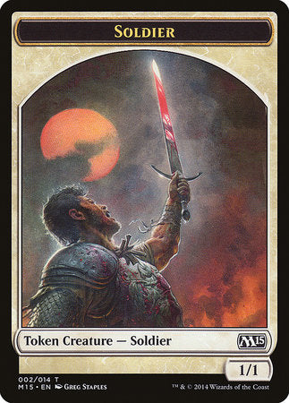 Soldier Token [Magic 2015 Tokens] | Rook's Games and More
