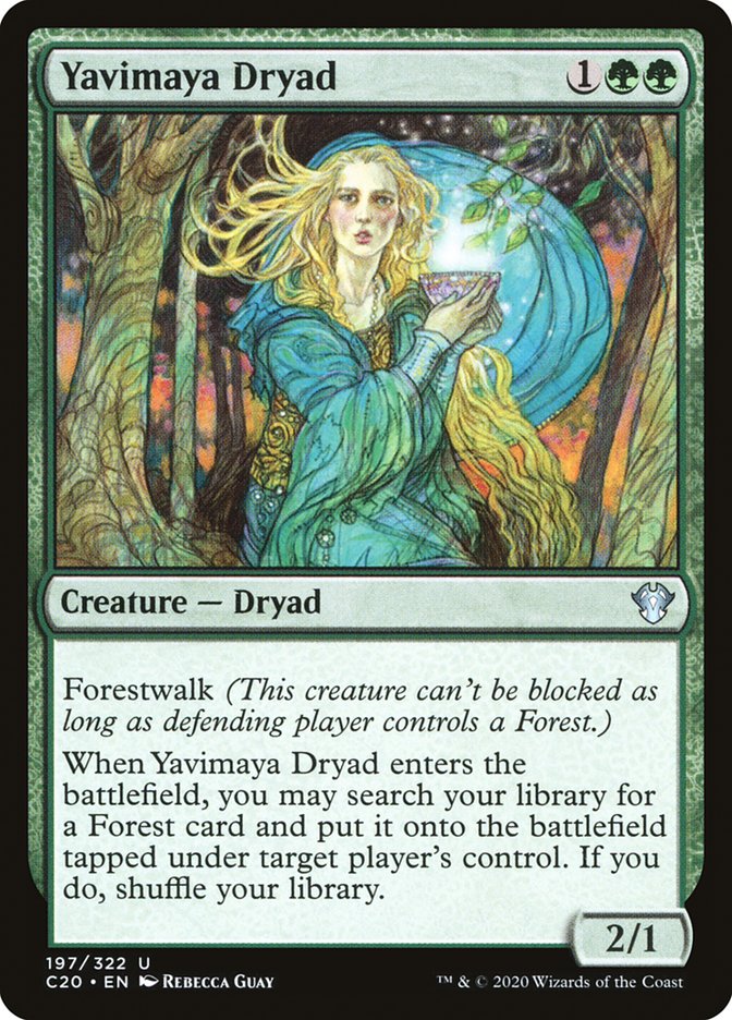 Yavimaya Dryad [Commander 2020] | Rook's Games and More