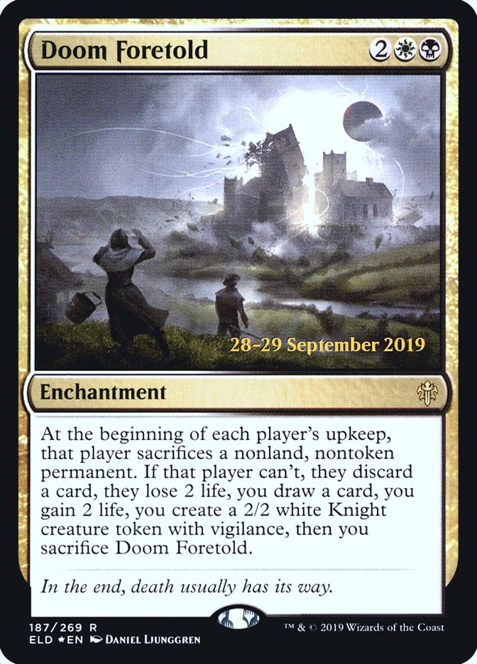 Doom Foretold  [Throne of Eldraine Prerelease Promos] | Rook's Games and More