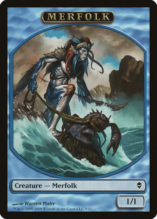 Merfolk Token [Zendikar Tokens] | Rook's Games and More