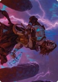 Toralf, God of Fury Art Card [Kaldheim: Art Series] | Rook's Games and More