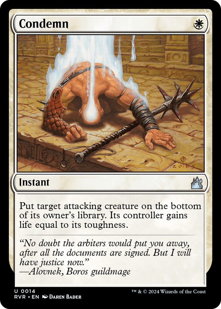 Condemn [Ravnica Remastered] | Rook's Games and More