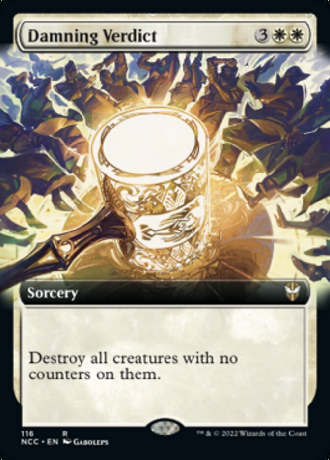 Damning Verdict (Extended Art) [Streets of New Capenna Commander] | Rook's Games and More