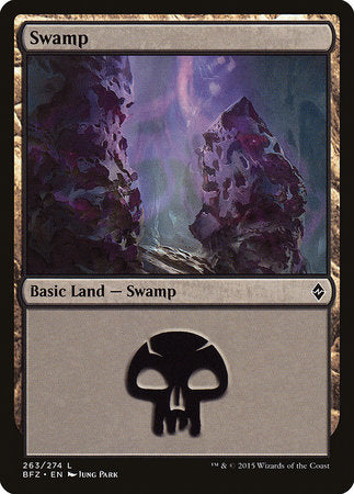 Swamp (263) [Battle for Zendikar] | Rook's Games and More