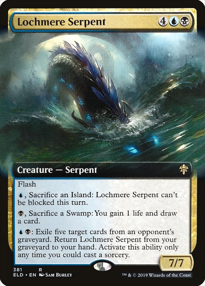 Lochmere Serpent (Extended Art) [Throne of Eldraine] | Rook's Games and More