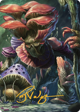 Myconid Spore Tender Art Card (Gold-Stamped Signature) [Commander Legends: Battle for Baldur's Gate Art Series] | Rook's Games and More