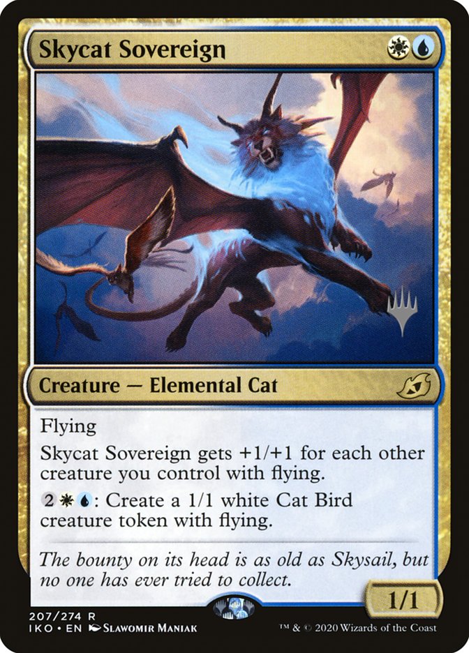 Skycat Sovereign (Promo Pack) [Ikoria: Lair of Behemoths Promos] | Rook's Games and More