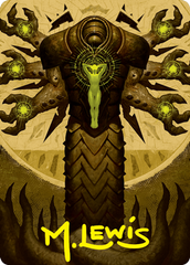 Inquisition of Kozilek Art Card (Gold-Stamped Signature) [Strixhaven: School of Mages Art Series]