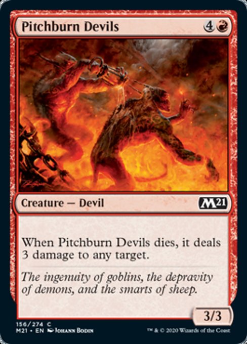 Pitchburn Devils [Core Set 2021] | Rook's Games and More