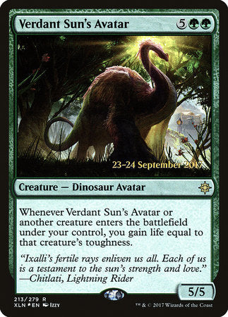 Verdant Sun's Avatar [Ixalan Promos] | Rook's Games and More