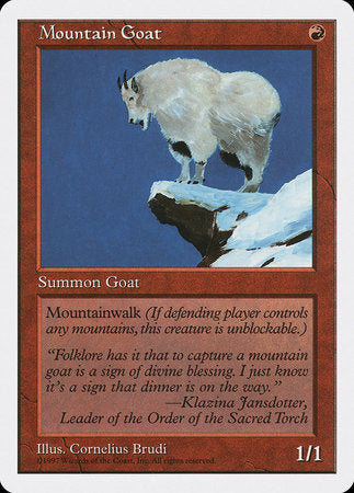 Mountain Goat [Fifth Edition] | Rook's Games and More