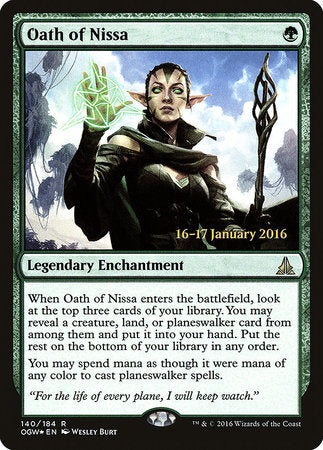 Oath of Nissa [Oath of the Gatewatch Promos] | Rook's Games and More