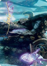 Valki, God of Lies Art Card (Gold-Stamped Signature) [Kaldheim: Art Series] | Rook's Games and More