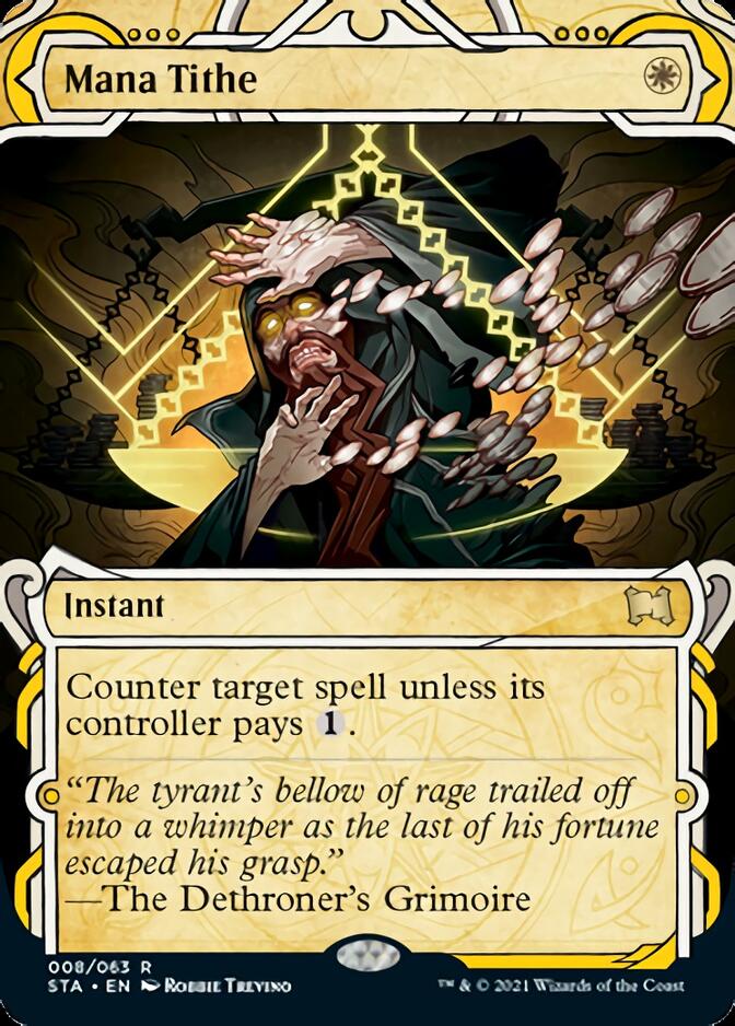 Mana Tithe (Etched Foil) [Strixhaven Mystical Archive] | Rook's Games and More