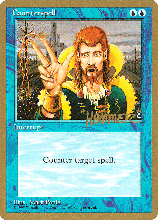 Counterspell (Shawn "Hammer" Regnier) [Pro Tour Collector Set] | Rook's Games and More