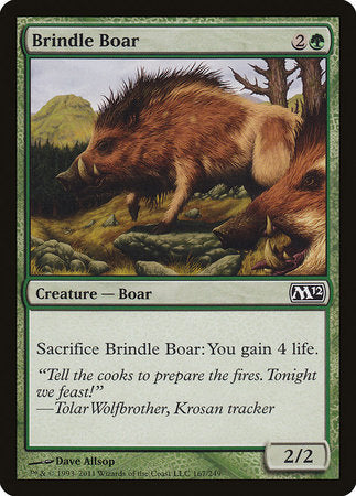 Brindle Boar [Magic 2012] | Rook's Games and More