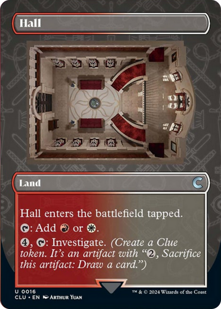 Hall (Borderless) [Ravnica: Clue Edition] | Rook's Games and More