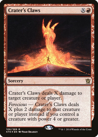 Crater's Claws [Khans of Tarkir Promos] | Rook's Games and More