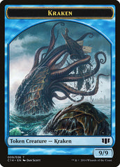 Kraken // Zombie (011/036) Double-sided Token [Commander 2014 Tokens] | Rook's Games and More