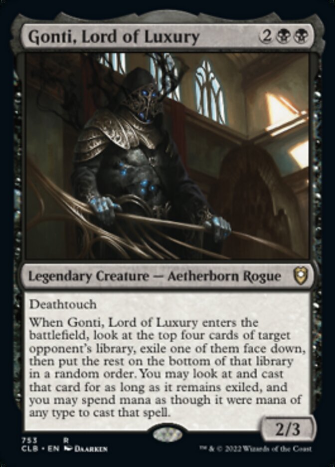 Gonti, Lord of Luxury [Commander Legends: Battle for Baldur's Gate] | Rook's Games and More