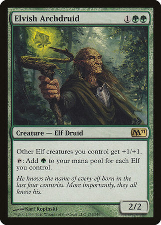 Elvish Archdruid [Magic 2011] | Rook's Games and More