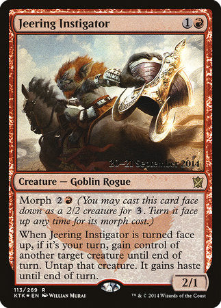 Jeering Instigator [Khans of Tarkir Promos] | Rook's Games and More