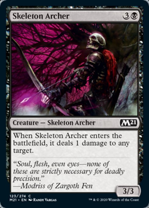 Skeleton Archer [Core Set 2021] | Rook's Games and More