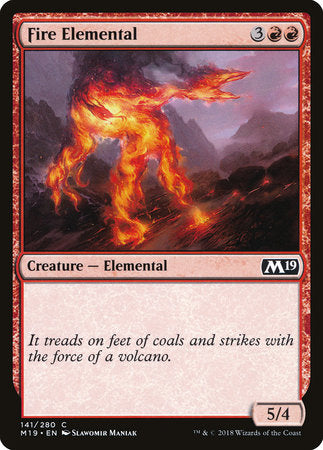 Fire Elemental [Core Set 2019] | Rook's Games and More