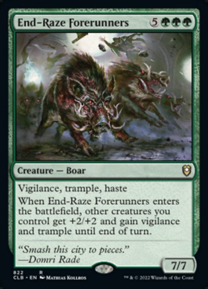 End-Raze Forerunners [Commander Legends: Battle for Baldur's Gate] | Rook's Games and More