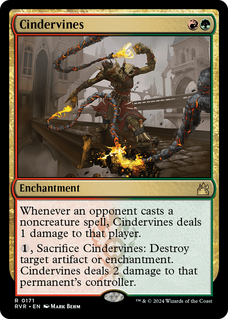 Cindervines [Ravnica Remastered] | Rook's Games and More