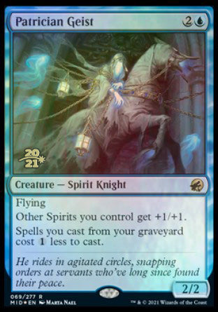 Patrician Geist [Innistrad: Midnight Hunt Prerelease Promos] | Rook's Games and More