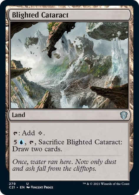 Blighted Cataract [Commander 2021] | Rook's Games and More